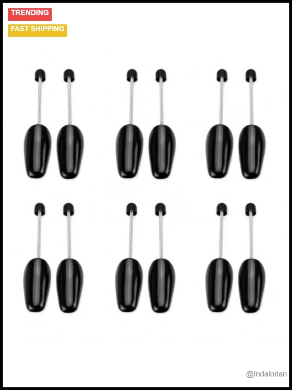 Adjustable Plastic Shoe Trees for Men US 6-12 Shoe Shapers